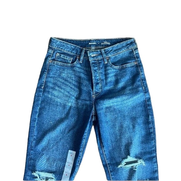 Old Navy High Rise Straight Leg Jeans - Picture 2 of 9